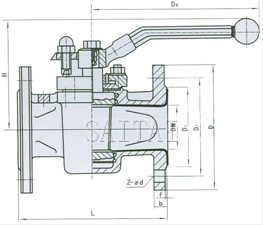 X41F46/F3-10/16C/P   ANSI:150Lb結構圖